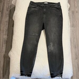 Good American distressed jeans
